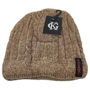 Women's Beanie Hat Cap Solid Plain Knit Ski Skull Cuff Warm Winter - Beige NEW